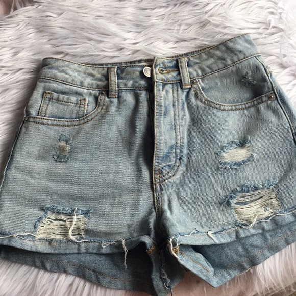 Brandy Melville Pants - Distressed brandy melville shorts